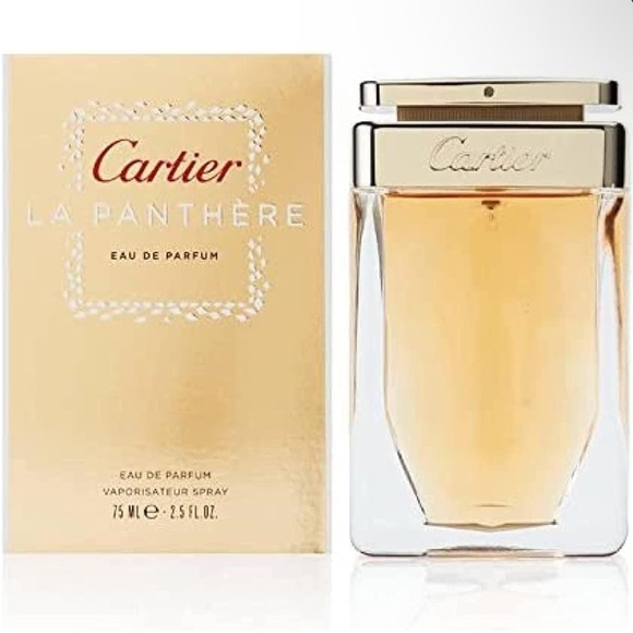 NWT Cartier La Panthère Perfume in Gold and Clear - Picture 1 of 3